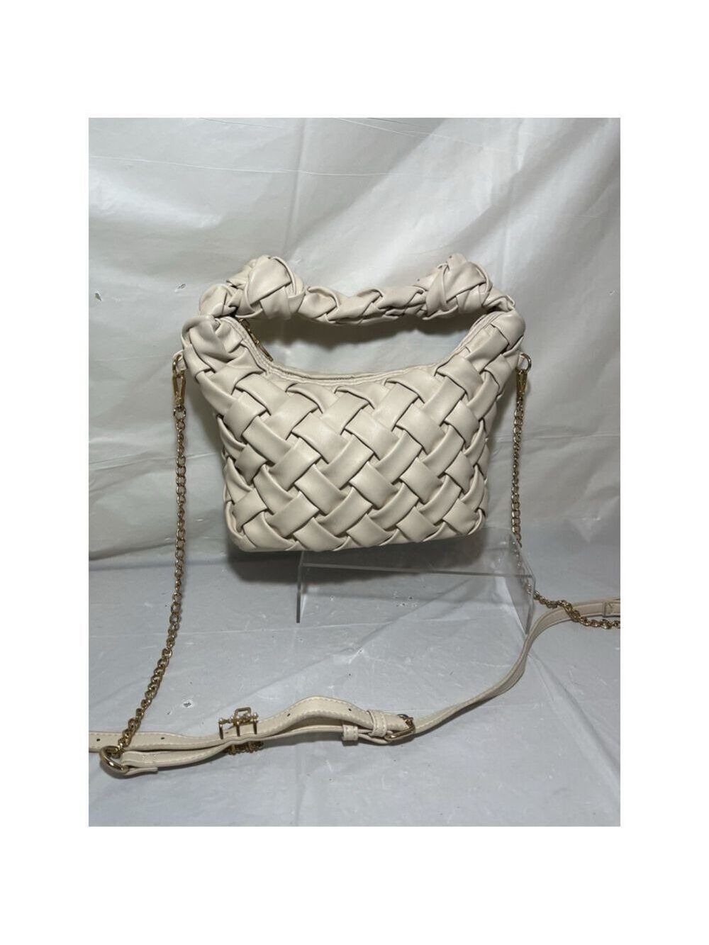 URBAN EXPRESSIONS Nadia Vegan Leather Crossbody Handbag NEW